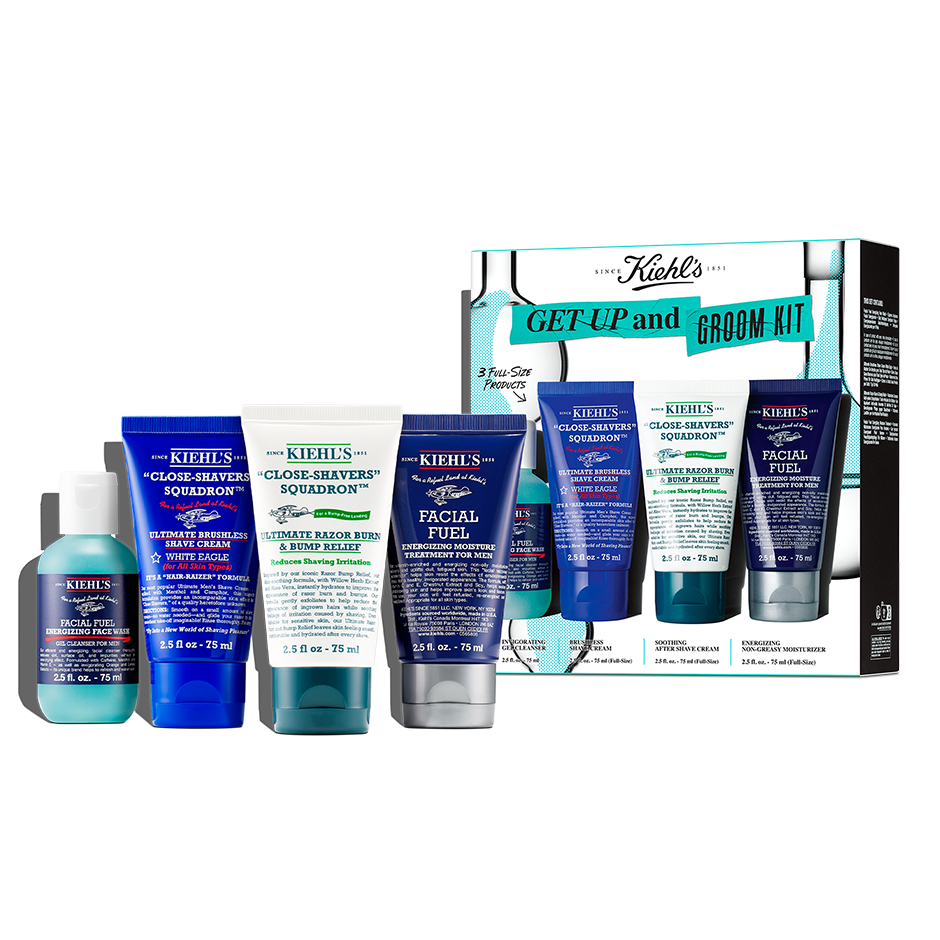 Kiehls Get Up And Groom Kit - Shaving Kit - Gifts For Men 58$